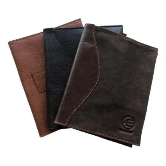 Funda De Cuero Genuino Para Cuaderno El Arriero Cueros
