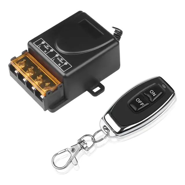 Relay Inalambrico De 30 A Con 3 Controles Remotos