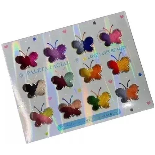 Delineadores Mariposa Dúos Se Activan Con Agua 12 Colores