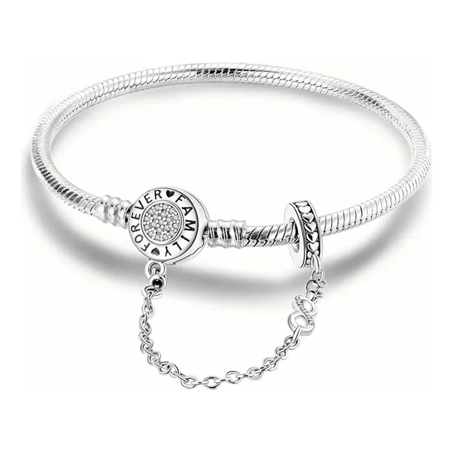Pulsera Trébol De La Suerte Mano De Fátima En Plata S925