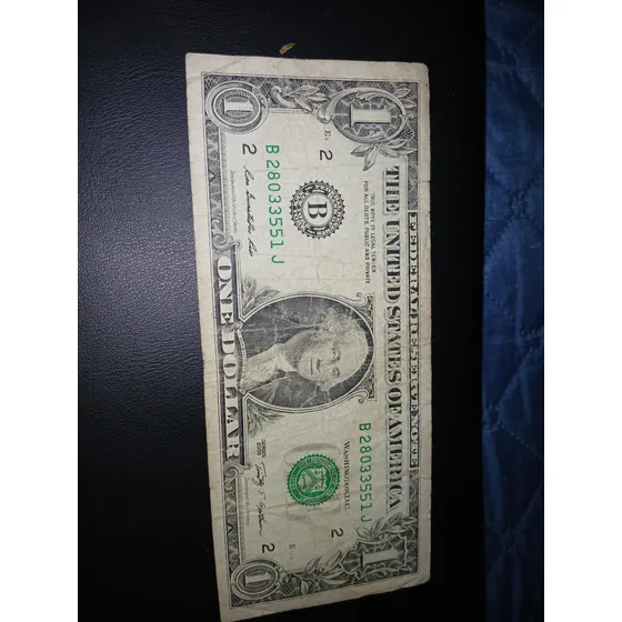 Cedula Antiga 1 Dolar