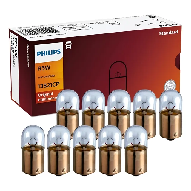 Lâmpada Philips R5w 24v Ba15s 13821 (67)