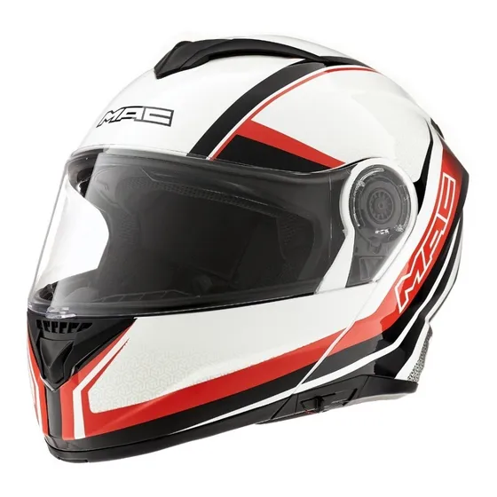 Casco Moto Rebatible Mac Rock Stroke Doble Visor - Fas Motos