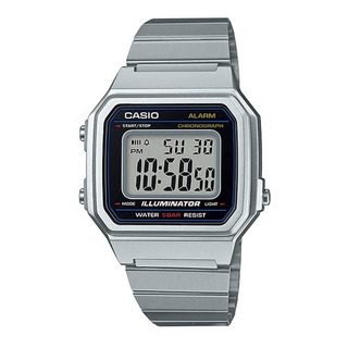 Relógio Casio Unissex Vintage B650wd 1adf Prata Digital Relógio Casio Unissex Vintage B650wd 1adf Prata Digital