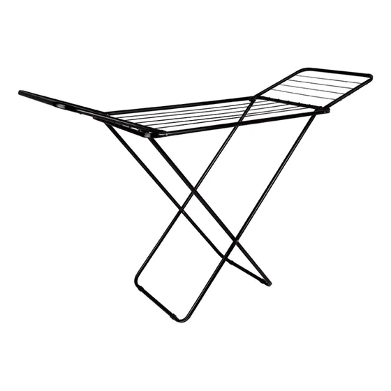 Tendedero Tender Acero Pintado Con Alas Plagable De Pie Hogar Actual 171 X 46 X 95 Centímetros