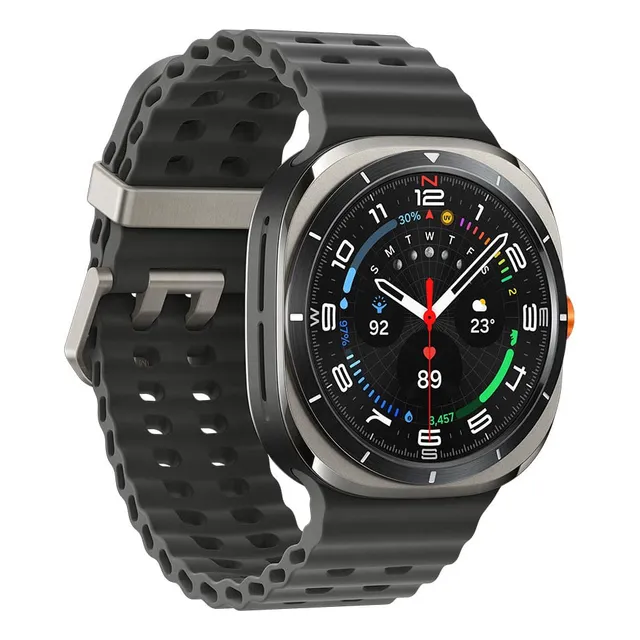 Reloj inteligente Samsung Galaxy Watch Ultra 47 mm Lte, Galaxy Ai, titanio aeroespacial, titanio, plata