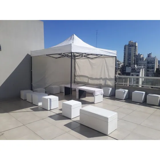 Gazebos (alquiler) En Distintas Medidas, Puff Mesas Puentes