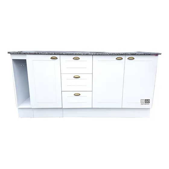 Mueble Cocina Bajo Mesada 1.80 +granito Macizo+armado Gratis