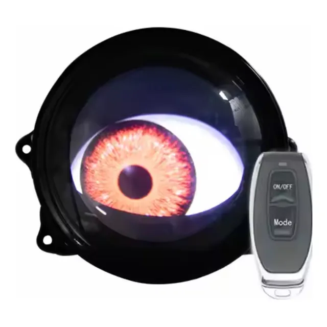Ojo Animado Led Con Lupa Y Control Remoto