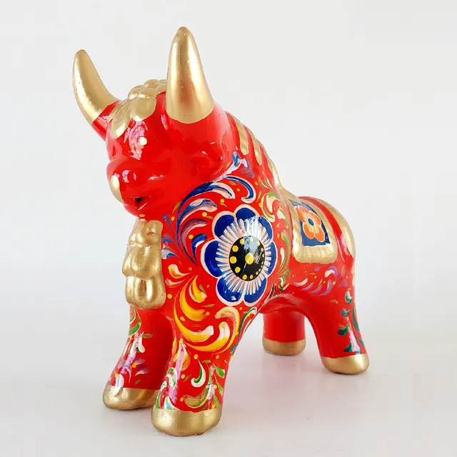 Torito De Pucará Rojo, Artesanía Peruana