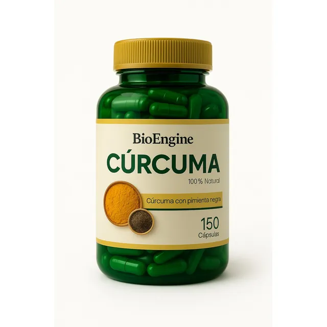 Curcuma+ Pimienta Negra 150 Cap - Unidad a $280