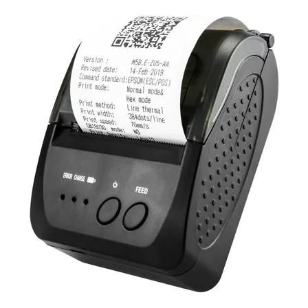 Impresora Térmica Recargable Bluetooth 58 Mm Netum Nt-1809dd