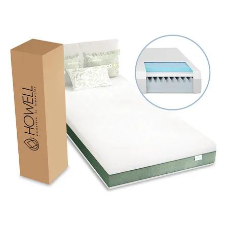Colchon Memory Foam Espuma Viscoelastica 20cm Howell Soft Dreams 1 Plaza Con Memoria