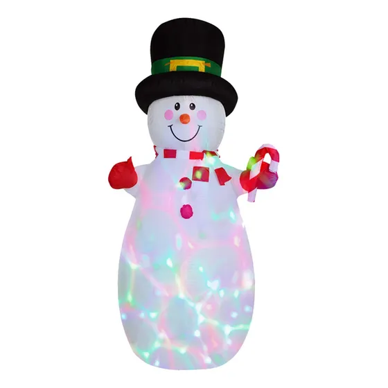 Muñeco Nieve Inflable Navideño 1,8 Metros Con