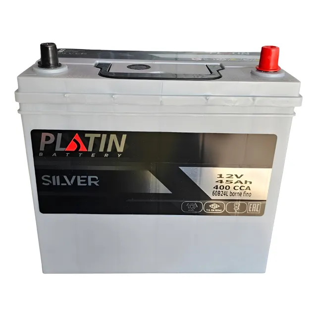 Bateria 45 Amper Positivo Derecho 400cca  Turca Borne Fino