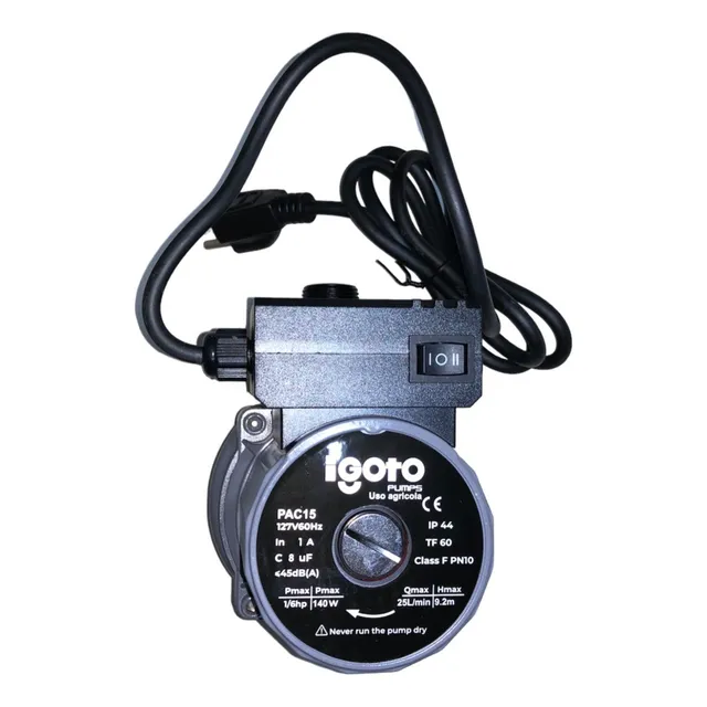 Igoto Pac15 Presurizador Automatico 1/6 Hp