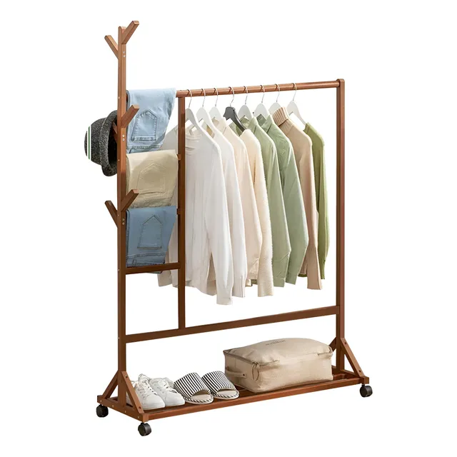 Perchero Móvil, Perchero Multifuncional Para Dormitorio