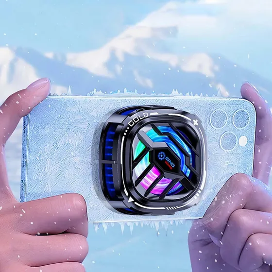 Enfriador Ventilador Fan Cooler Rgb Para Telefono