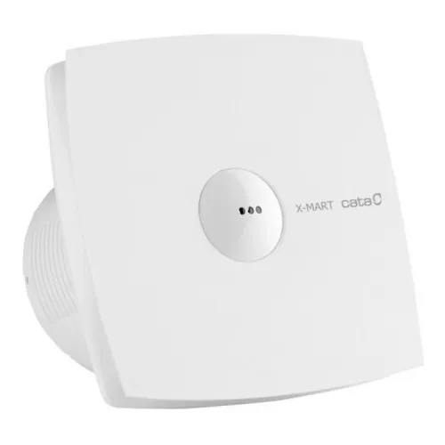 Extractor de baño Cata X-mart 10 Matic Blanco 38cm de altura 15cm de ancho 10cm de diámetro 220V 15W