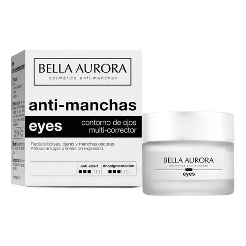 Crema antimanchas Bella Aurora para el contorno de los ojos, 15 ml