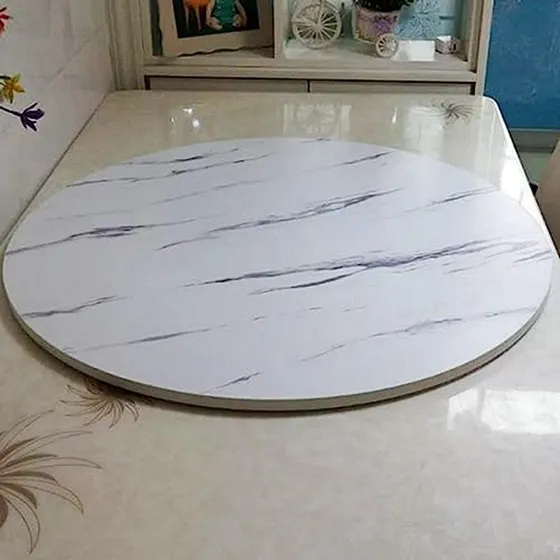 Mesa Giratoria Lazy Susan De Madera Para Servir En Cocina
