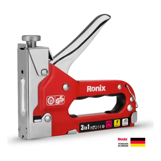 Engrapadora Industrial 3en1 Ronix Grapadora Tapicería Madera