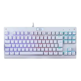 Teclado Gamer Redragon Dark Avenger K568 Qwerty PortuguĂȘs Brasil Cor Lunar White Com Luz Rgb Teclado Gamer Redragon Dark Avenger K568 Qwerty PortuguĂȘs Brasil Cor Lunar White Com Luz Rgb