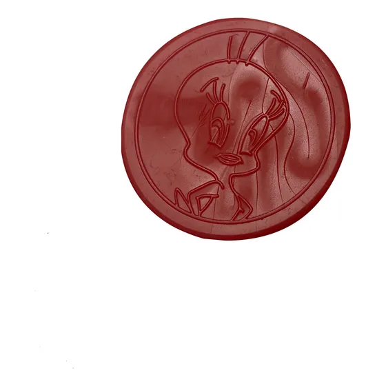 Master Tazo Looney Tunes Elma Chips Ótimo Piu Piu Vermelho