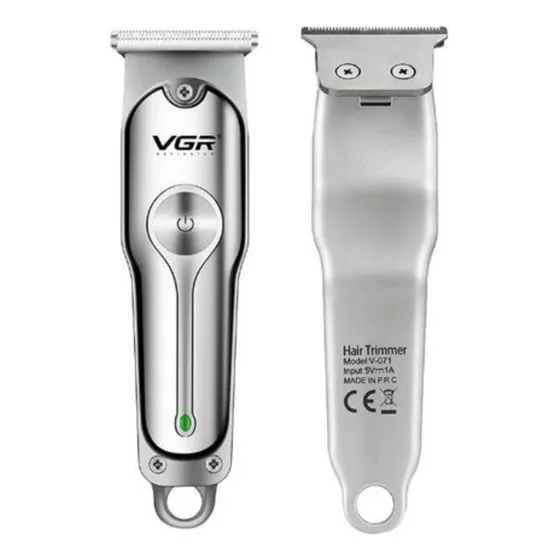Cortadora de pelo VGR Salon Trimmer V-071 plateada 220V