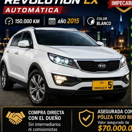 Kia Sportage 2015 2.0 Revolution Gasolina 158 Hp 4x2