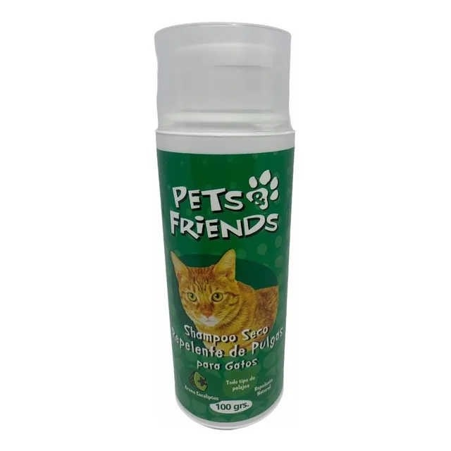 Shampoo Seco Repelente De Pulgas Para Gato