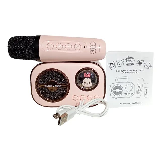 Altavoz Bluetooth Karaoke Con 1 Micrófono Disney Tsum Tsum