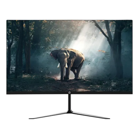 Monitor Led 23.8 Polegadas Curvo Anti-reflexo 75hz Brazilpc Cor Preto 127/220V