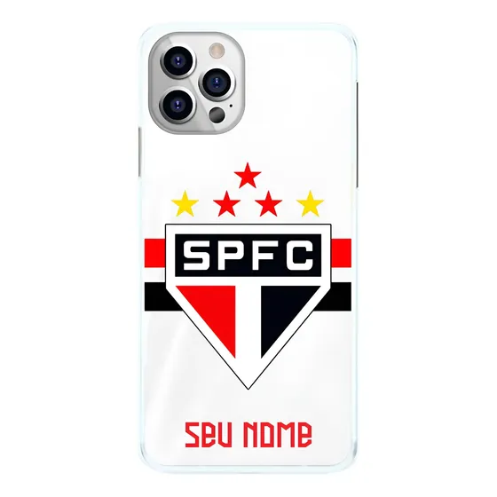 Capa De Celular São Paulo Branca Com Nome Capinha