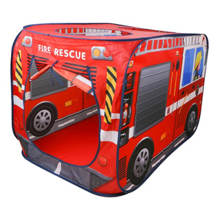 Carpa De Juego Plegable - Carpa De Coche Camión De Bomberos Carpa De Juego Plegable - Carpa De Coche Camión De Bomberos