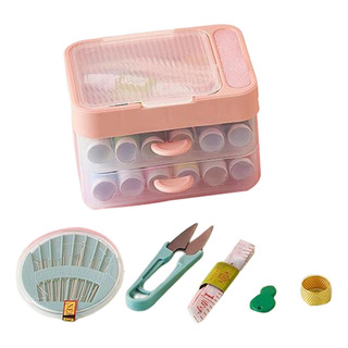 Kit De Costura Com Caixa Pp Gaveta De Duas Camadas Para Kit De Costura Com Caixa Pp Gaveta De Duas Camadas Para