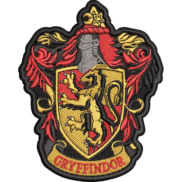 Patch Bordado Harry Potter Brasão Grifinória Gryffindor
