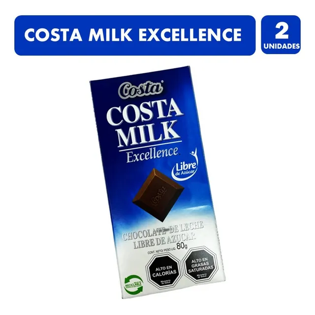 Costamilk Excellence De Costa (pack Con 2 Barras)