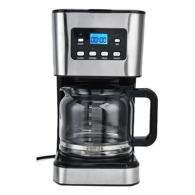 Cafetera Electrica 12 Tazas Programable Filtro Permanente