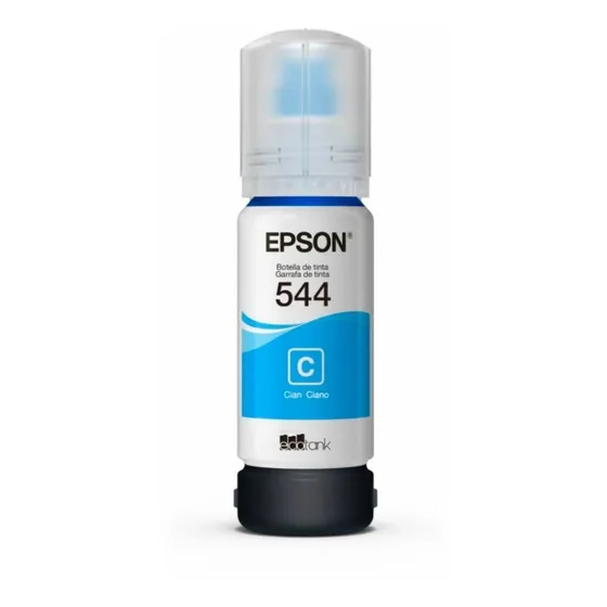 Botella De Tinta Original Epson T544 Cyan L3110 L3150