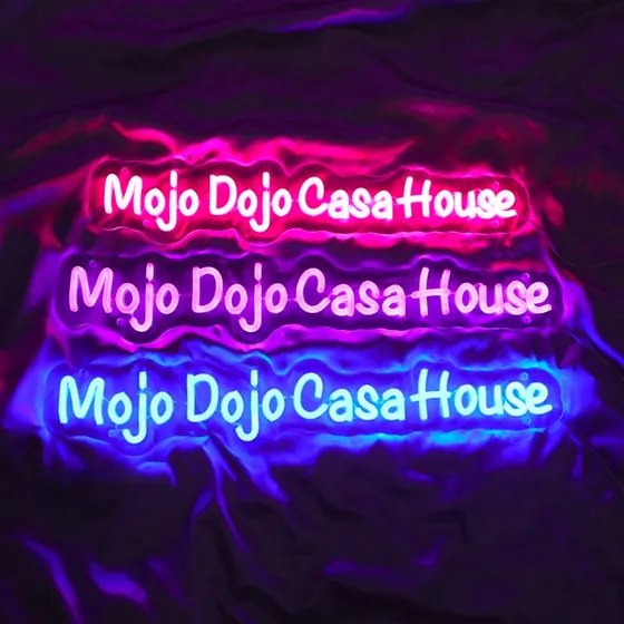 Letrero Neón Barbie Ken Mojo Dojo Casa House Control Remoto