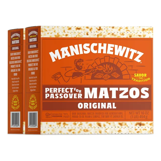 2 Packs De Galletas Matzos Crackers Frescas Manischewitz