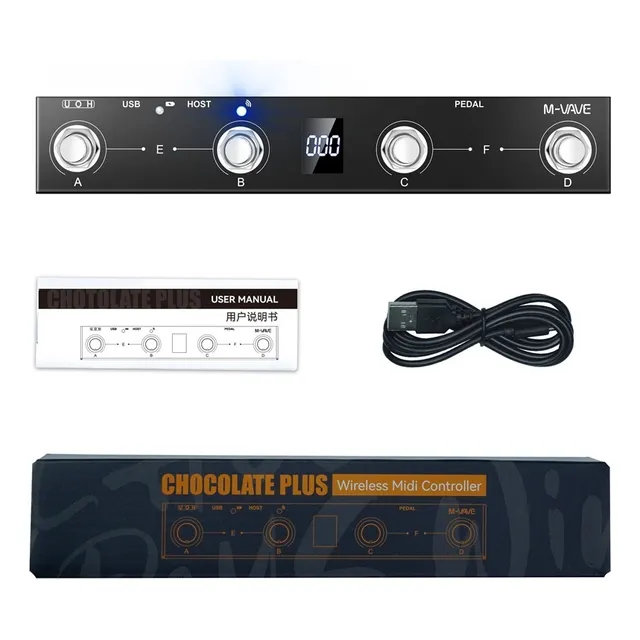 M-vave Chocolate Plus Pedal De Controlador Midi Inalámbrico