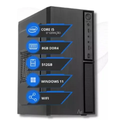 Computador Completo Intel I3 6ª Geração 8gb Ssd 480gb