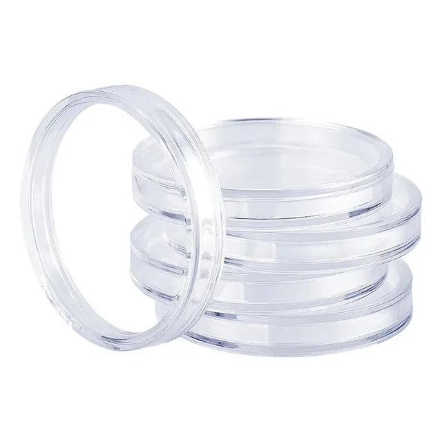 50 Cápsulas De 27 Mm. Para Monedas Coleccionables De Sol