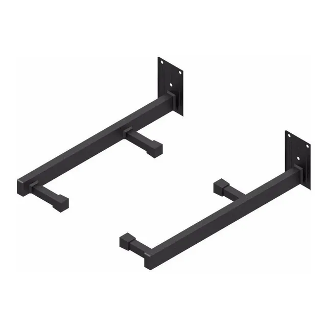 Suporte De Parede Fixo Para Lava Louças Até 90kg Preto