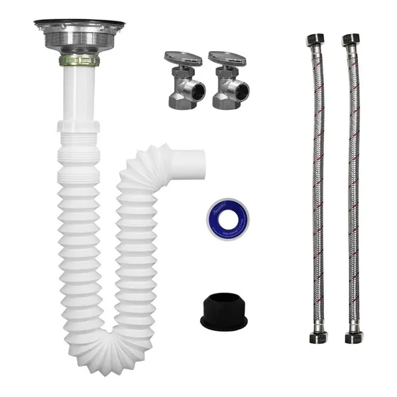 Kit De Instalación Fregadero Contra Canasta Acero Inoxidable