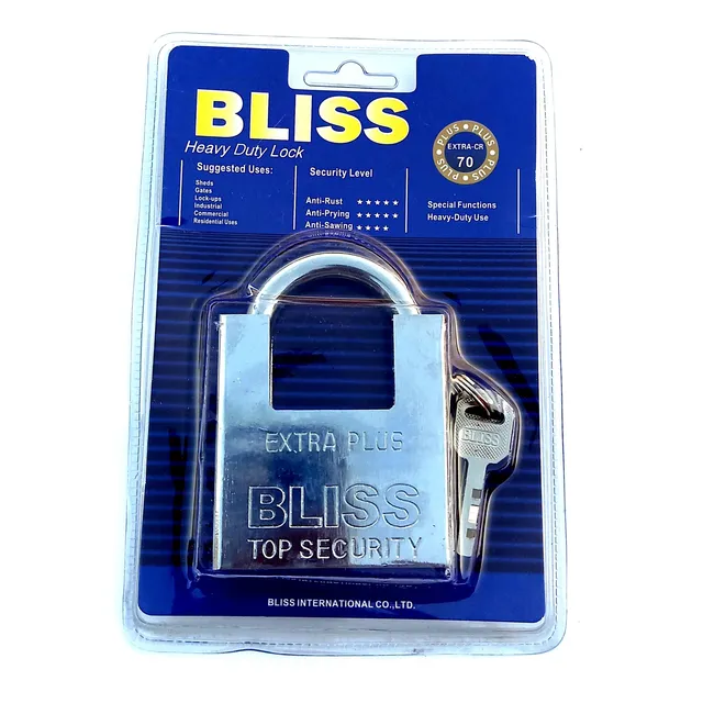 Candado 70mm Top Security Anticizalla Con Llave Seguridad W9