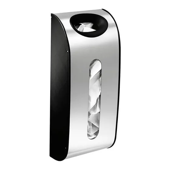 Dispensador De Bolsas Elegante Y Sellado Human Color Plata