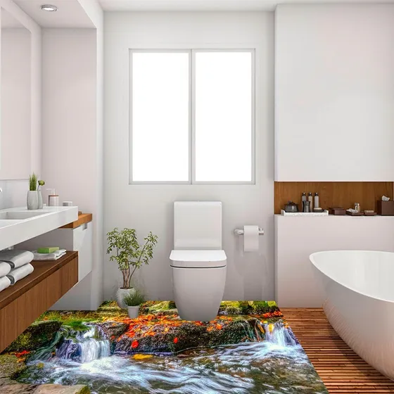 Adesivo De Piso 3d Para Porcelanato 2,00x90